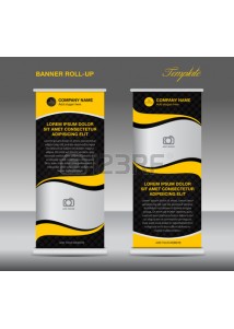 Roll up baner 85x200cm renkli baskı dahil Kıbrıs Basımevi