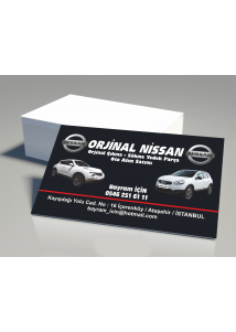 Siz Tasarlayın  Tek yön 1000 Adet Kartvizit Kıbrıs Basım Evi